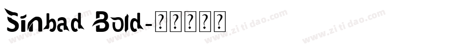 Sinbad Bold字体转换